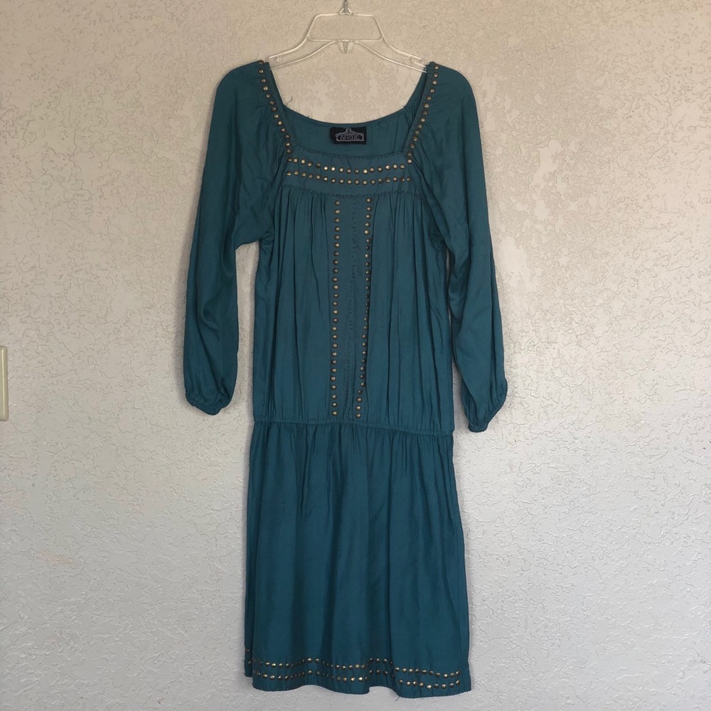 Teal dress